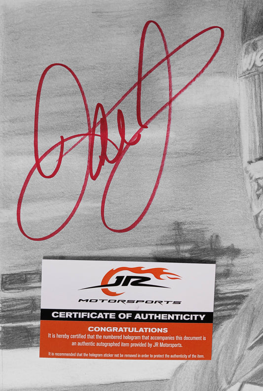 Dale Earnhardt Jr Autographed 22" x 28" Large Art Print