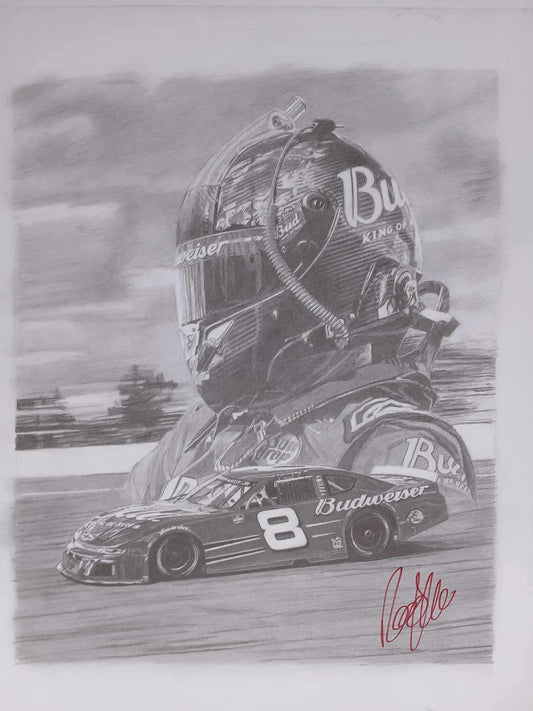 DALE EARNHARDT JR. LICENSED ART PRINT